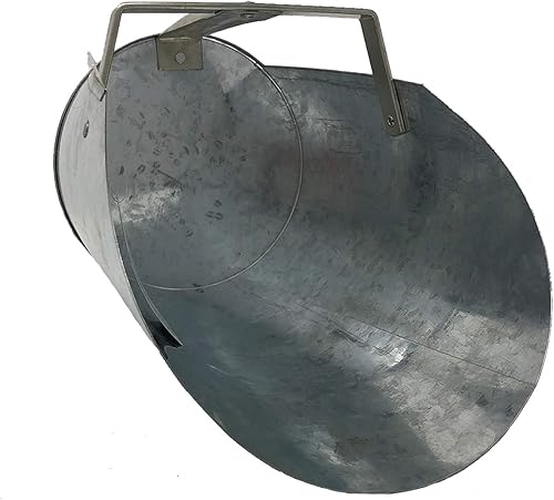 Miniatura 2 de Harris Farms - Cuchara de alimentación de metal galvanizado, 2 cuartos de galón, cantidad 4