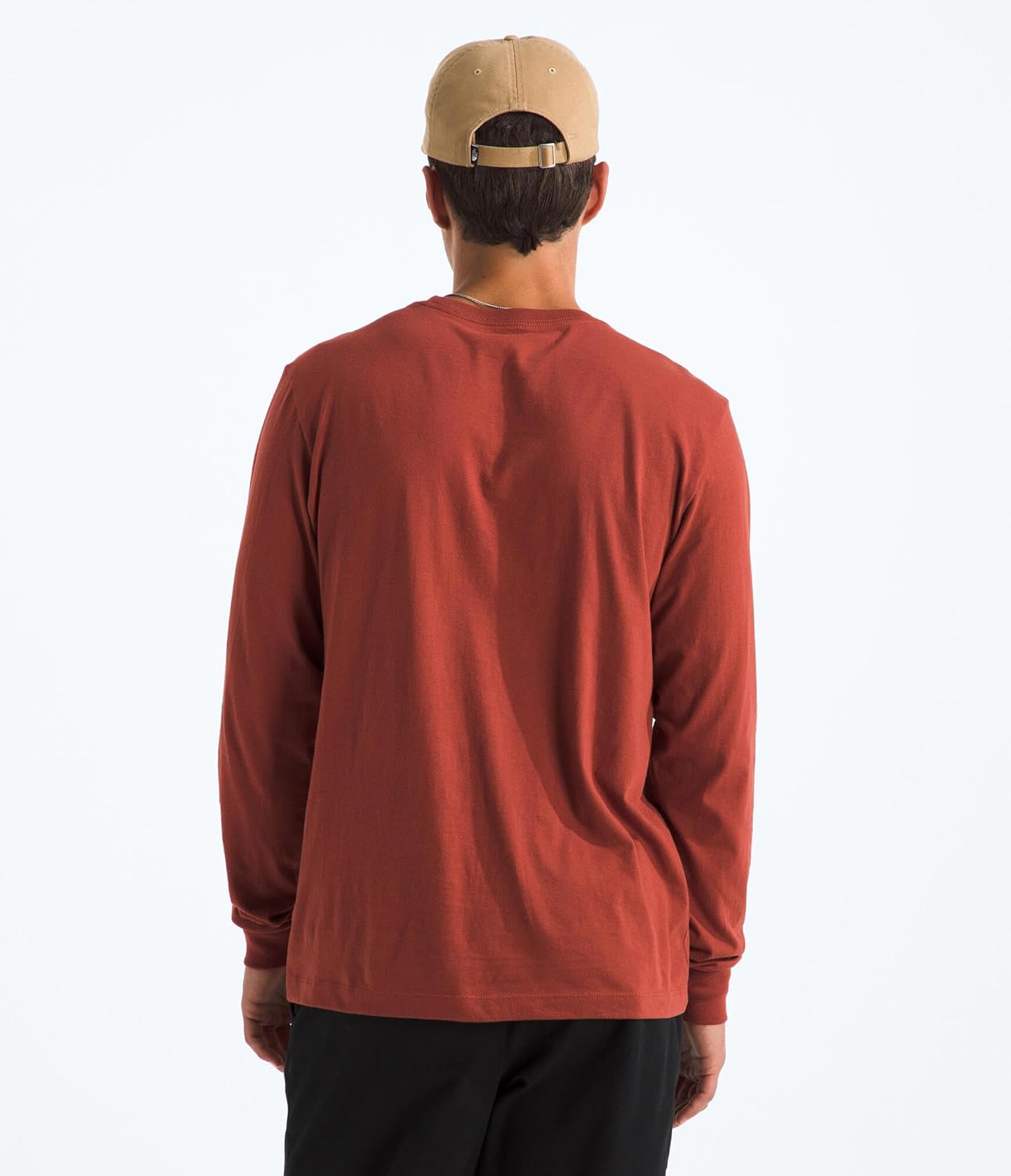 THE NORTH FACE Men's Evolution Simple Dome Long-sleeve Tee | Cotton Shirt With the Classic Logo - Image 2