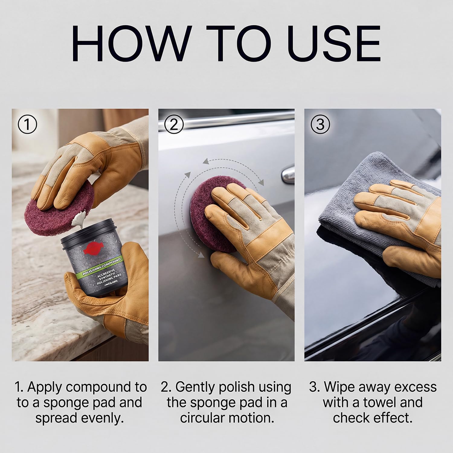 Multi Surface Restoration Polish with Pad (3Pcs)