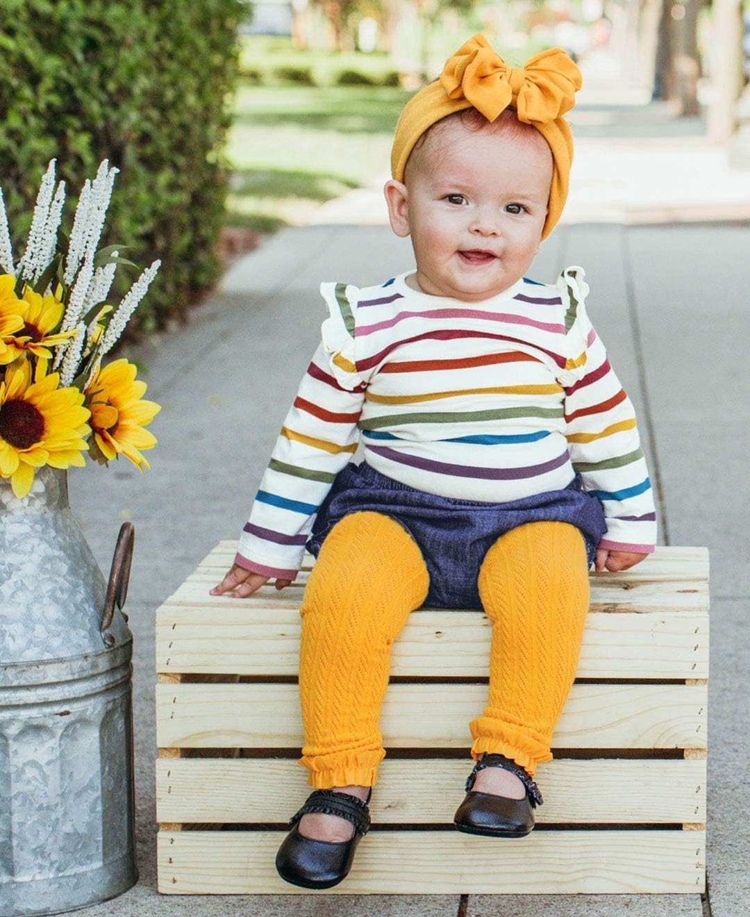 RuffleButts® Baby/Toddler Girls Ruffled Woven Bloomer