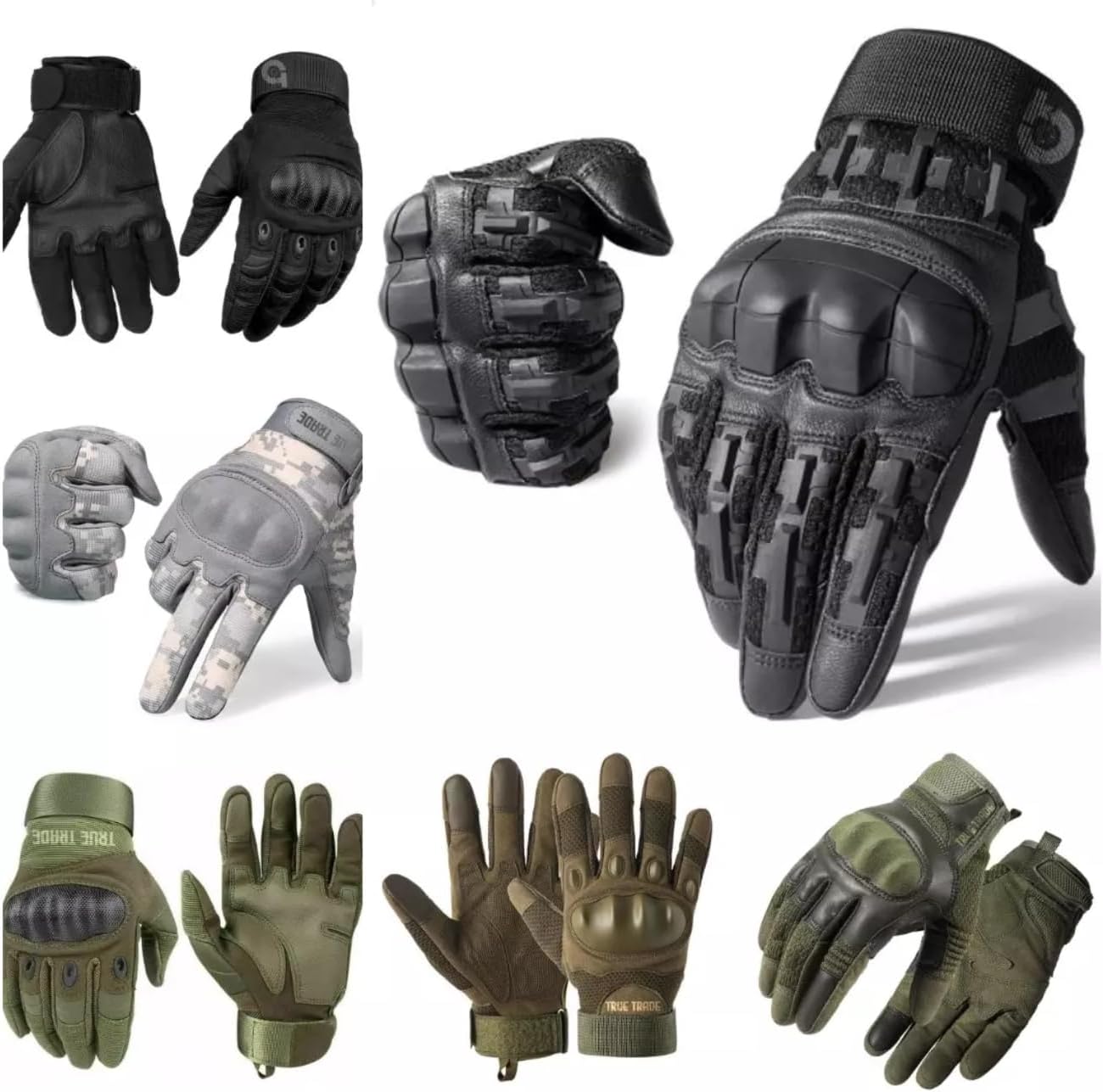 Tactical Gloves for Men Touchscreen — Motorcycle, Airsoft, Work, Protective Gear, Military Combat, Hard Knuckle, Outdoor Shooting, Hiking, Heavy Duty Gloves