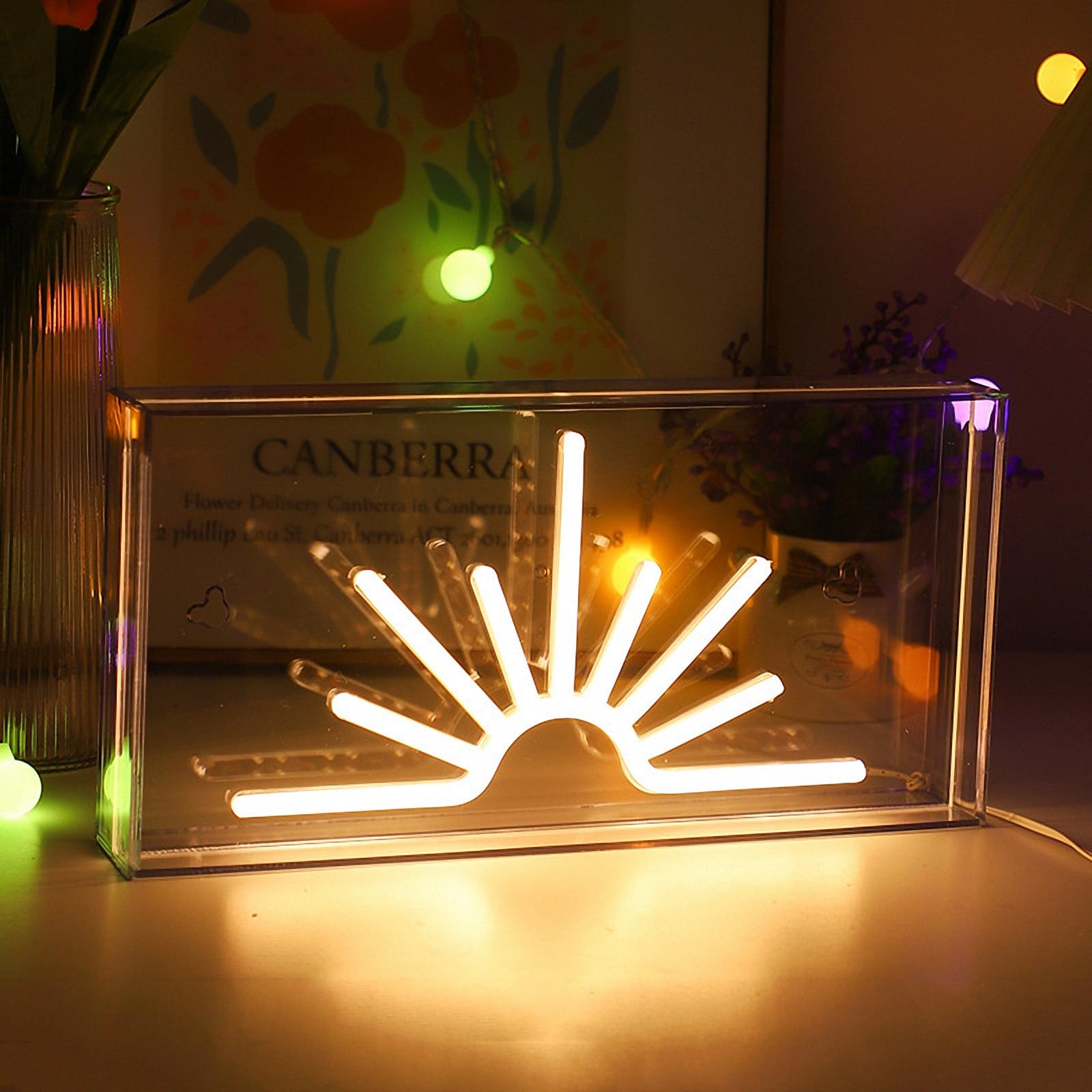 LED Neon Sign Night Light for Party Desk Bedroom Home Birthday Art Decoration with USB