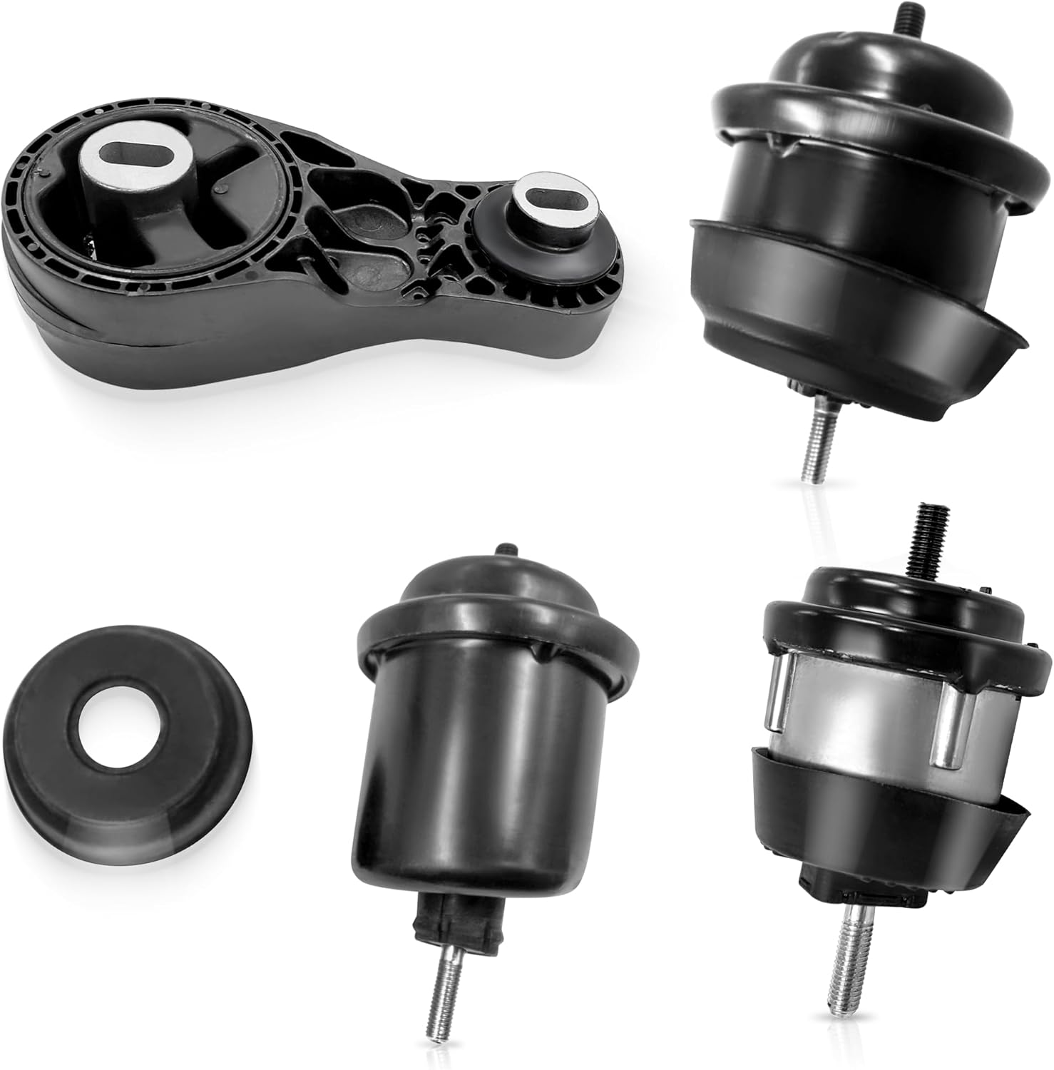 Engine Motor Mount and Transmission Mount Set for 2009-2019 Traverse Enclave Acadia Saturn 3.6L for 2009-2016 GMC Acadia Limited V6 Replace #A5444 A5548HY A5549HY A5458HY