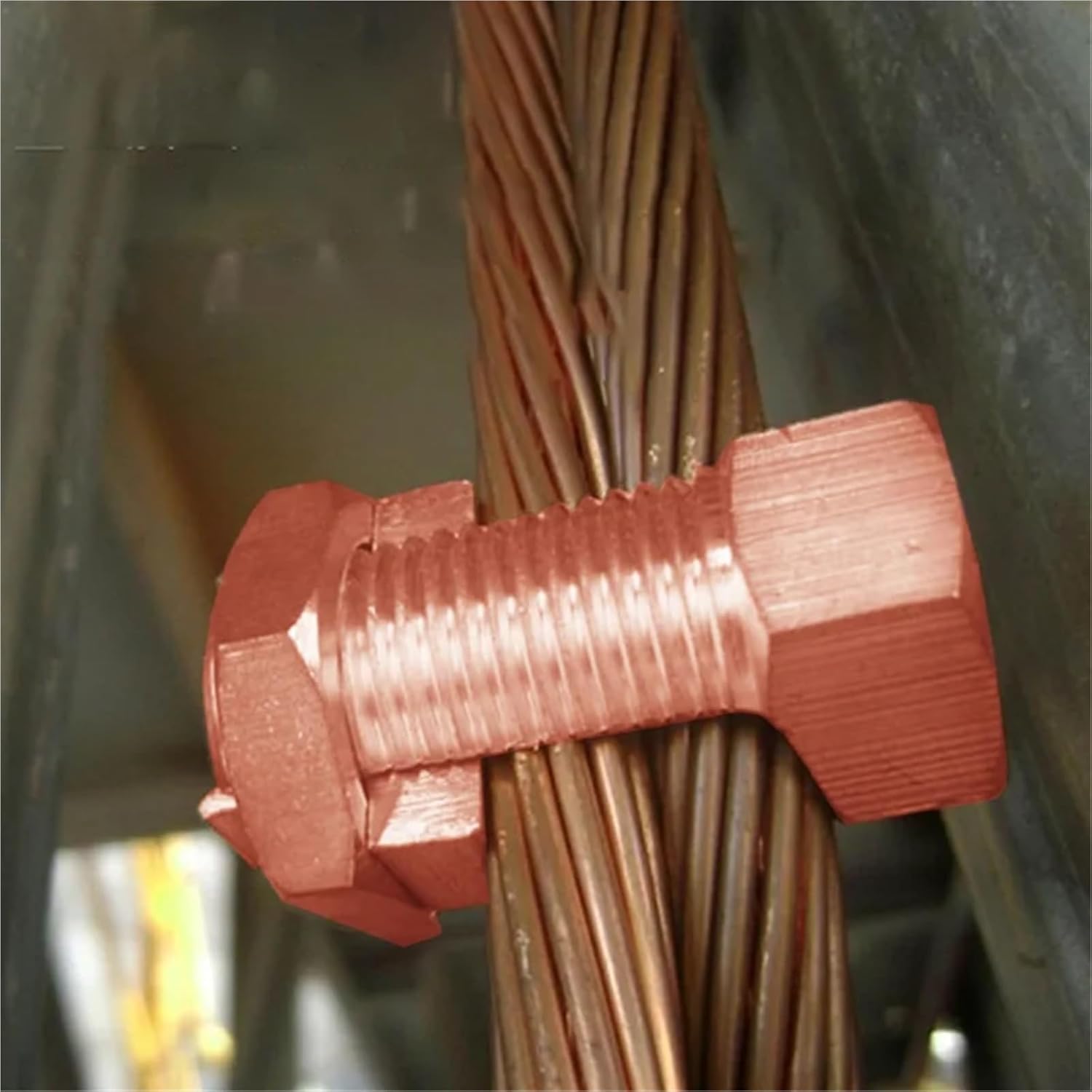 Split Bolt Wire Connector 10Pcs Split Bolt Connector Grounding for Complete Earth on Bare Wires For Electric Fence