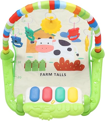 Miniatura 2 de Yosoo Alfombrillas de juego para bebé para piso, centro de actividades para bebés, gimnasio con música para recién nacidos, piano, gimnasio, tiempo