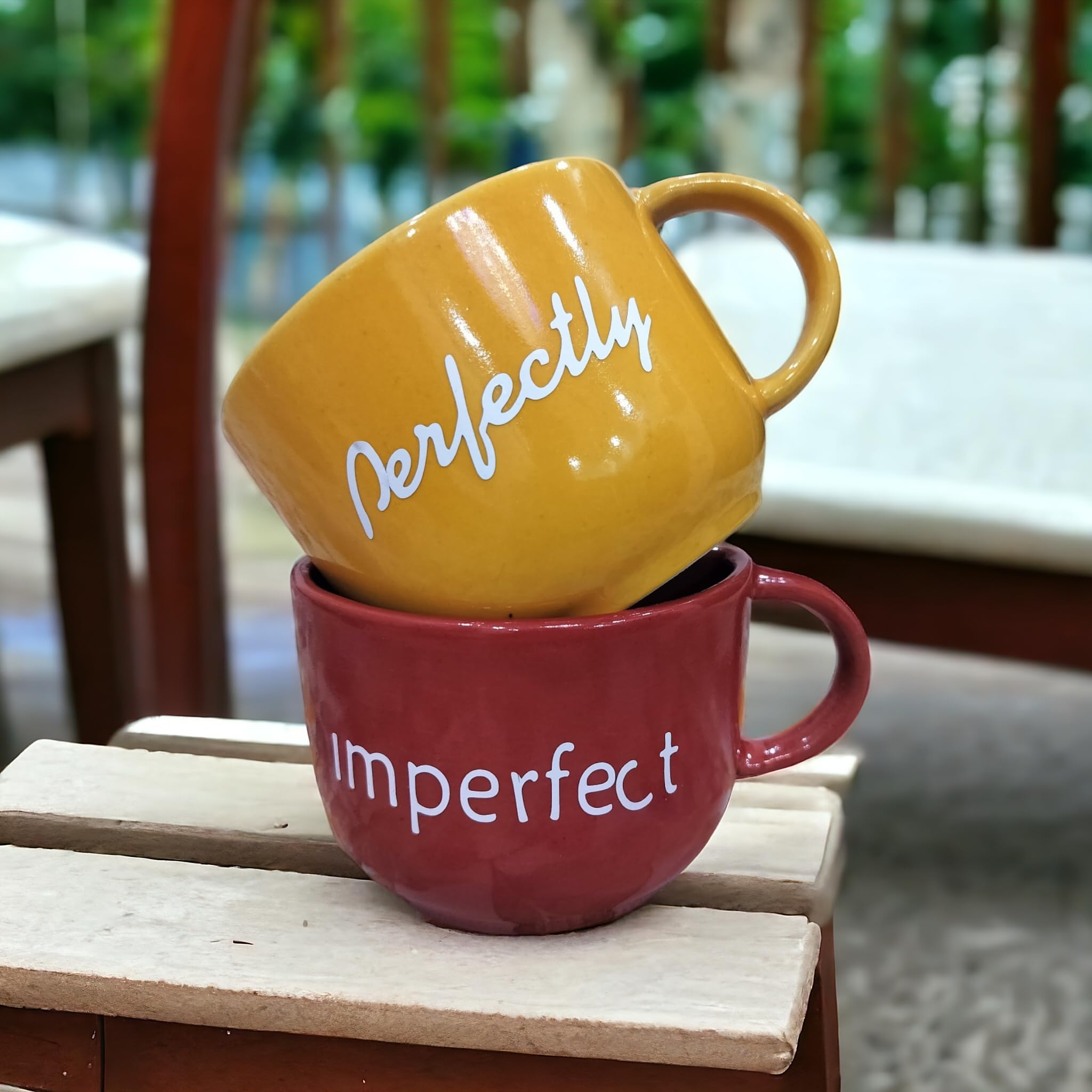 Goodies House Ceramic Half Cup Wall Planter Set of Two. Perfectly Imperfect. (Planters Only) (B0D134DQH1) Amazon Price History, Amazon Price Tracker