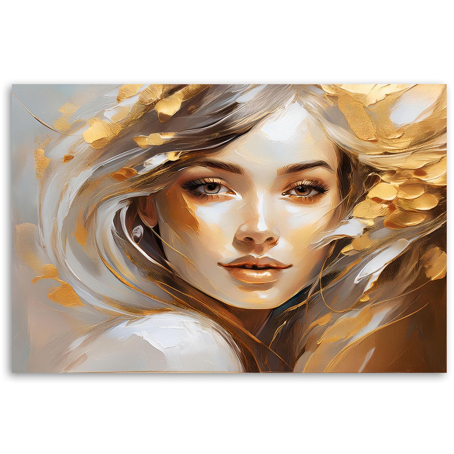 Mural de lienzo para decoración de salón, cuadro moderno de 50x70 cm 7