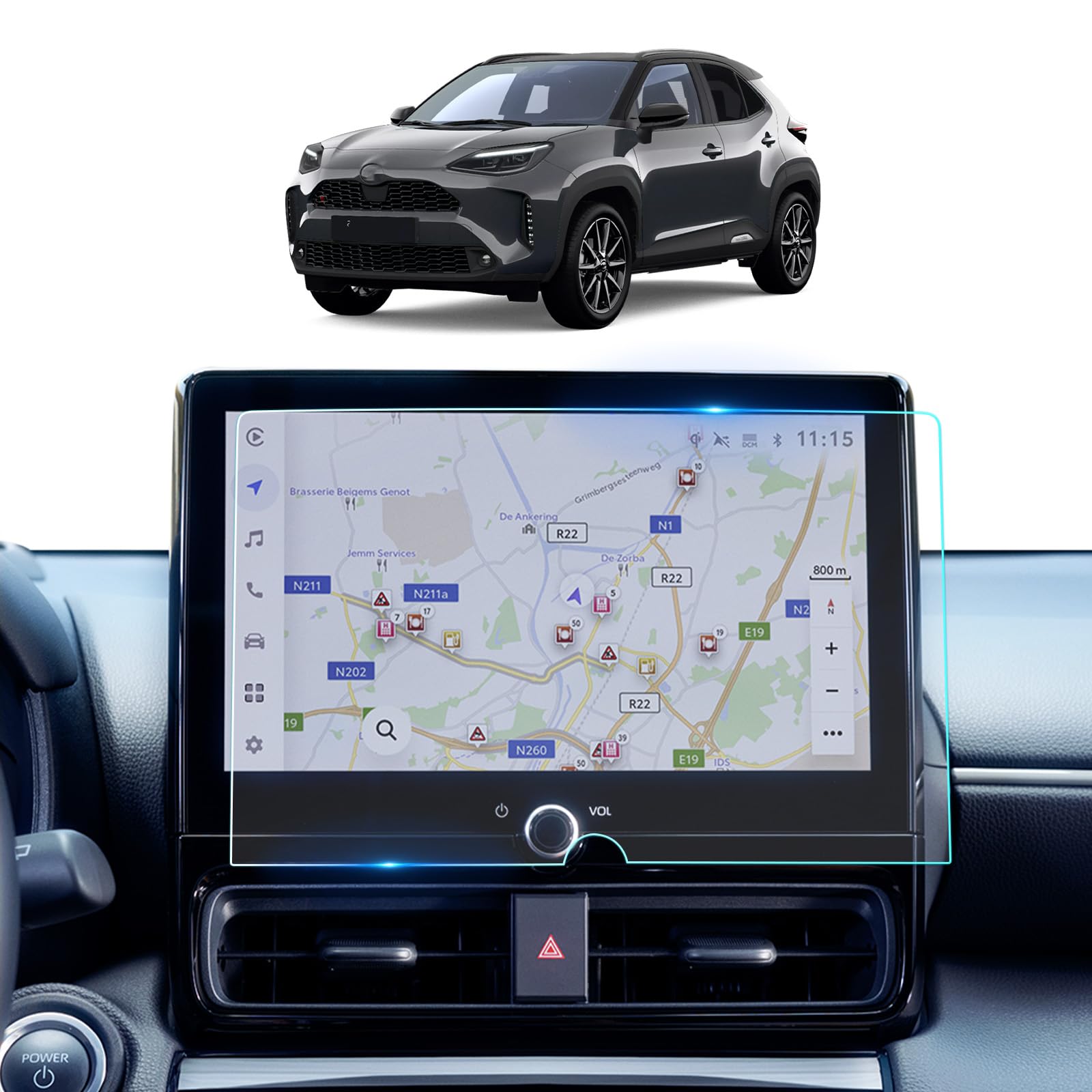 Protection navigation mate sans reflet pour Yaris Cross 2026 - 8