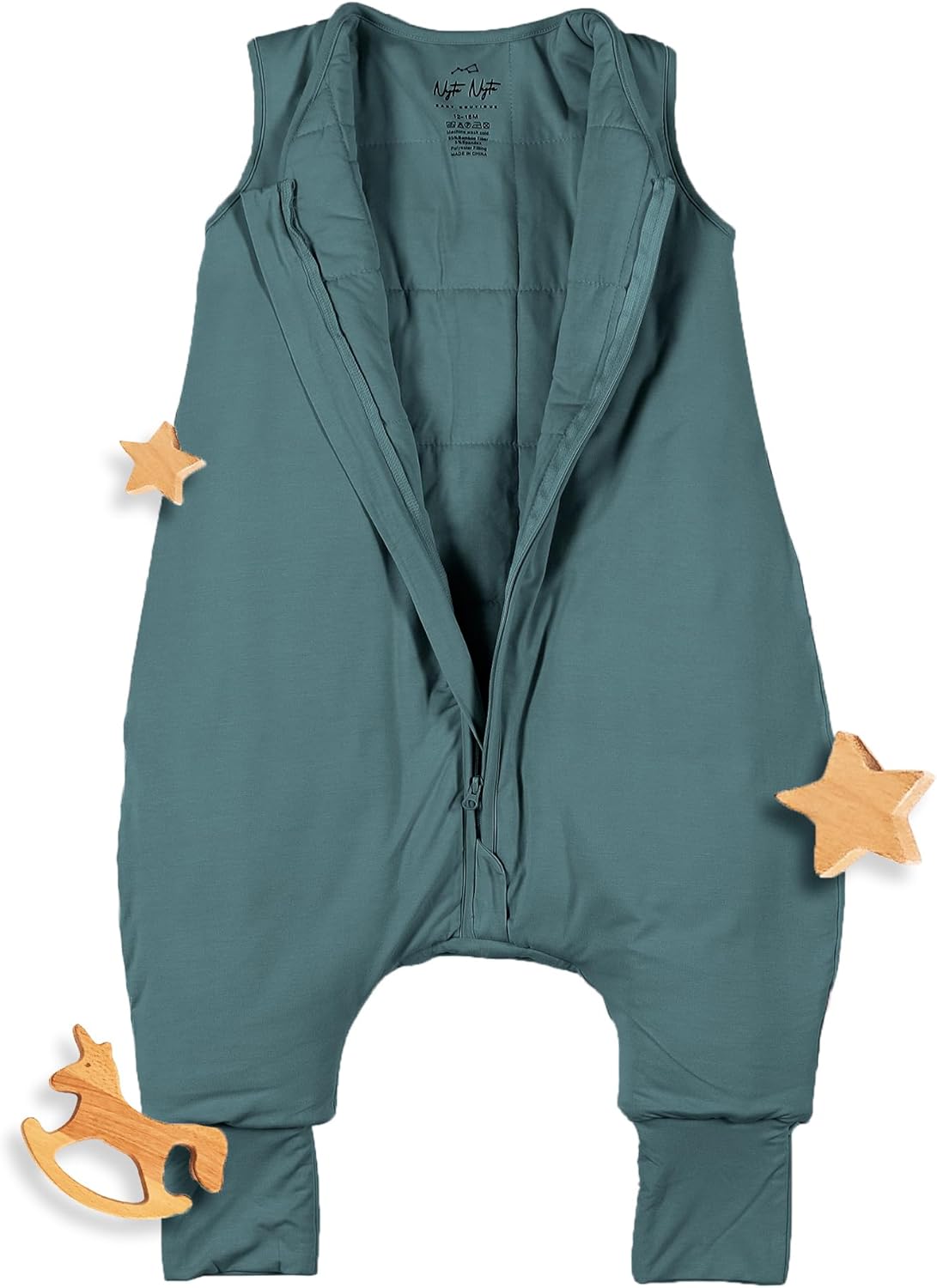 Nyte Nyte Baby - 1.-TOG Sleeveless Sleep Sack, Soft Baby & Toddler Sleeping Sack