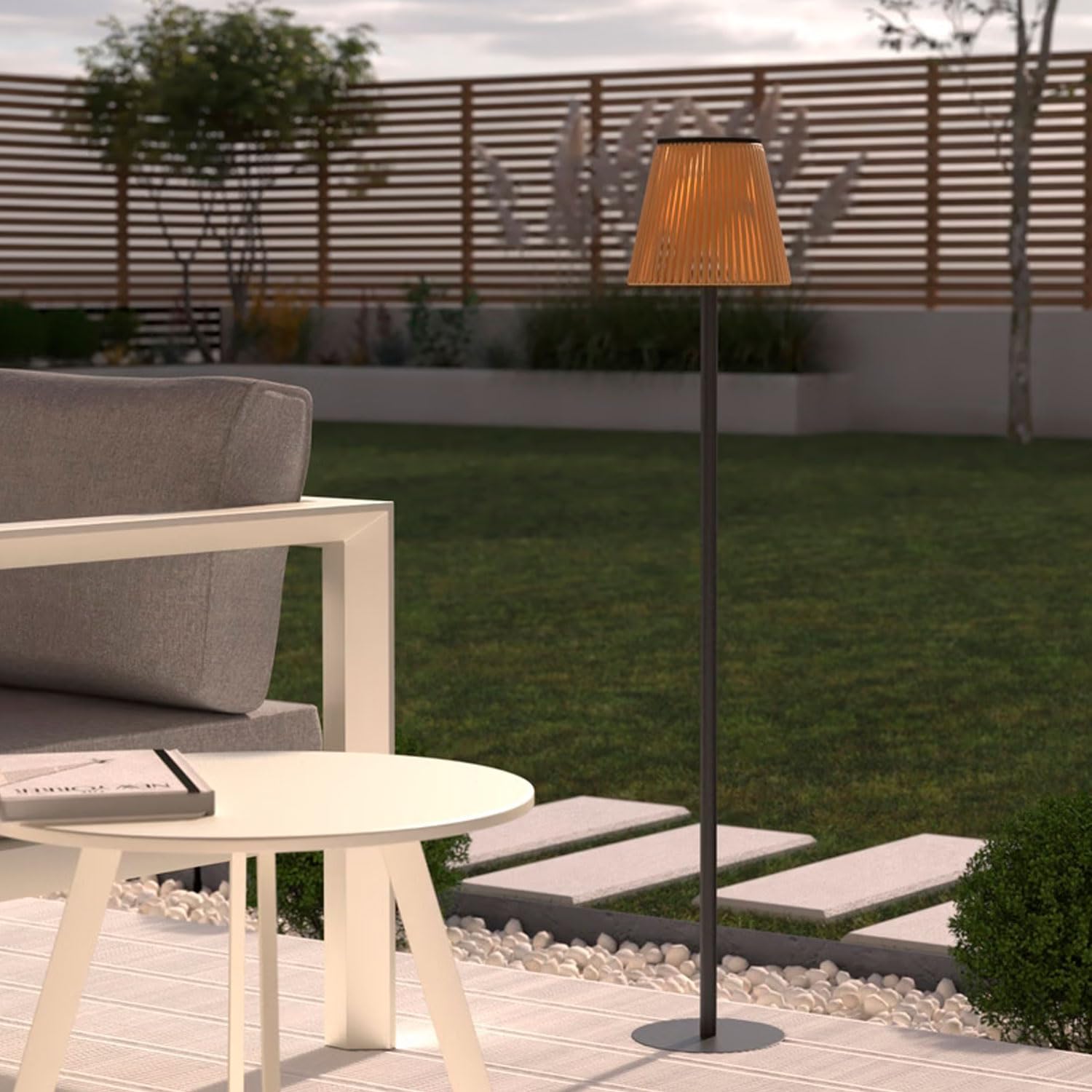 Hogar y Mas LAMPARA Solar DE PIE KESY LED 108CM