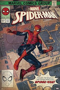 Spider Man Comic Book Cover Poster, Size 24x36 Spider-Man