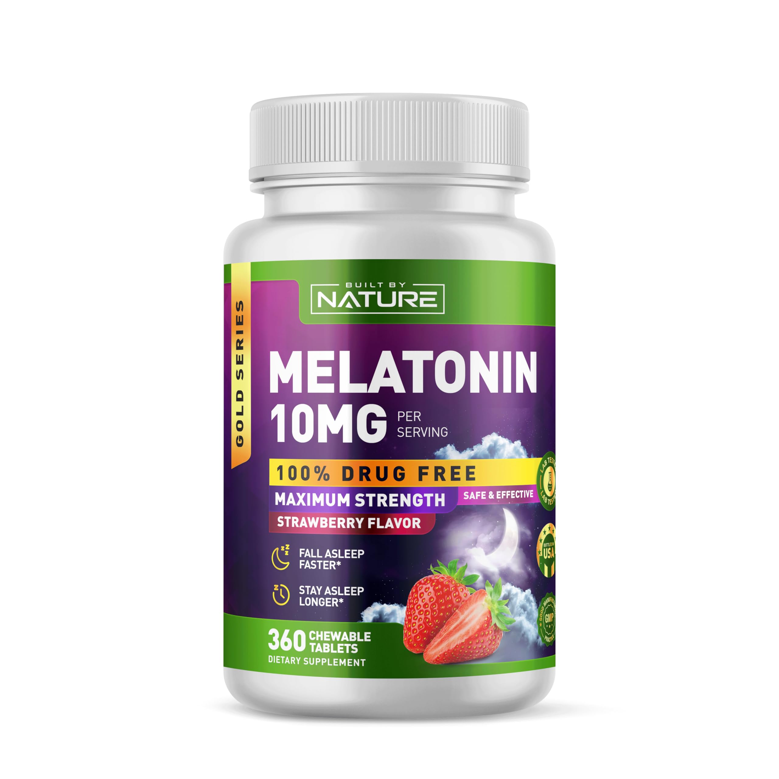 Built by Nature Melatonin Chewable Tablets