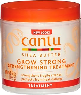 Cantu Grow Strong Strengthening Treatment, 6 Oz, White