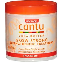 Cantu Grow Strong Strengthening Treatment, 6 Oz, White