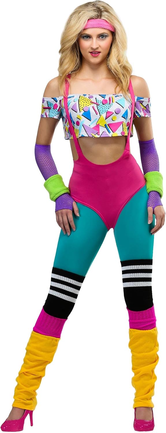Work It Out 80's Costume for Women