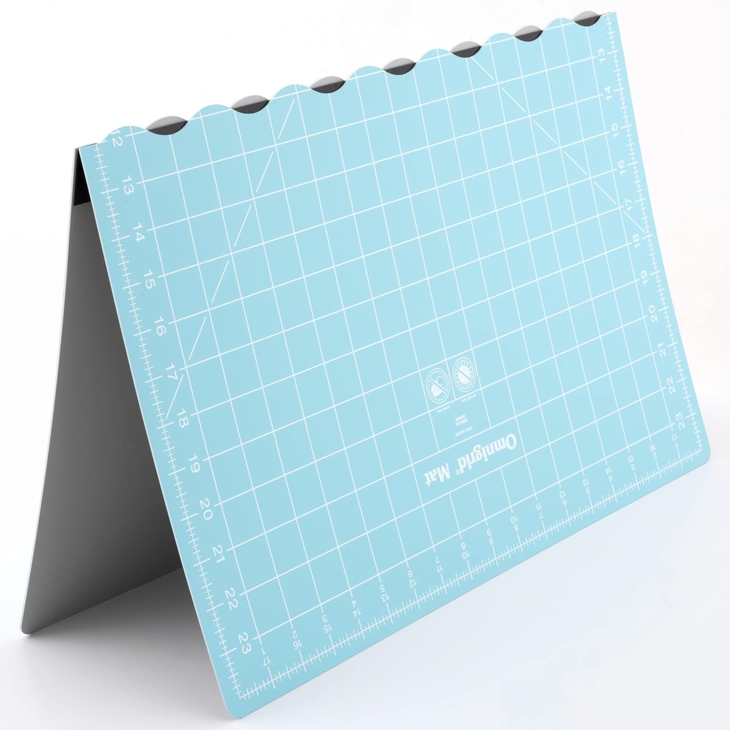 Omnigrid Folding Kit Mt/Cut/Rlr, Large, Blue