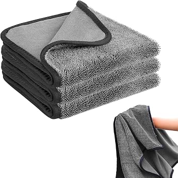 Longzhuo Large Bath Towels, 15.74 x 23.62 Bath Towel Set, Microfiber Bath Towels Pack of 3, Lighter Weight, Quicker to Dry, Highly Absorbent, Beach Towel for Bathroom, Gym, Hotel, SPA Grey
