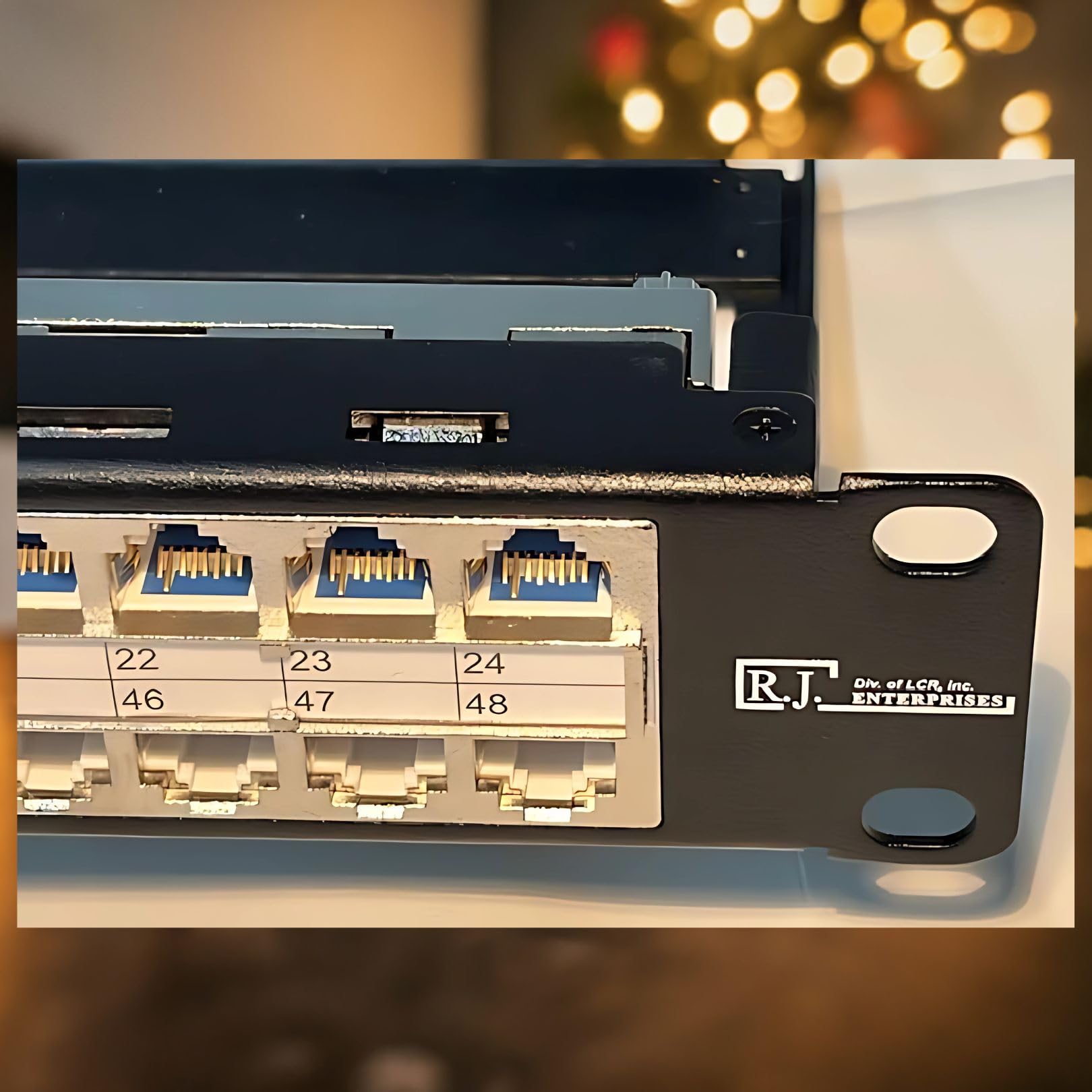 R.J. Enterprises®-HDPP-48-C6A (48 Port- in ONE U)-No punch down-10G, High Density, Cut 50% Space, 90% time, Feed Through, Patch Panel -Rack Mount-Die Cast Box cut Cross Talk-Data Center-PoE+, Ethernet