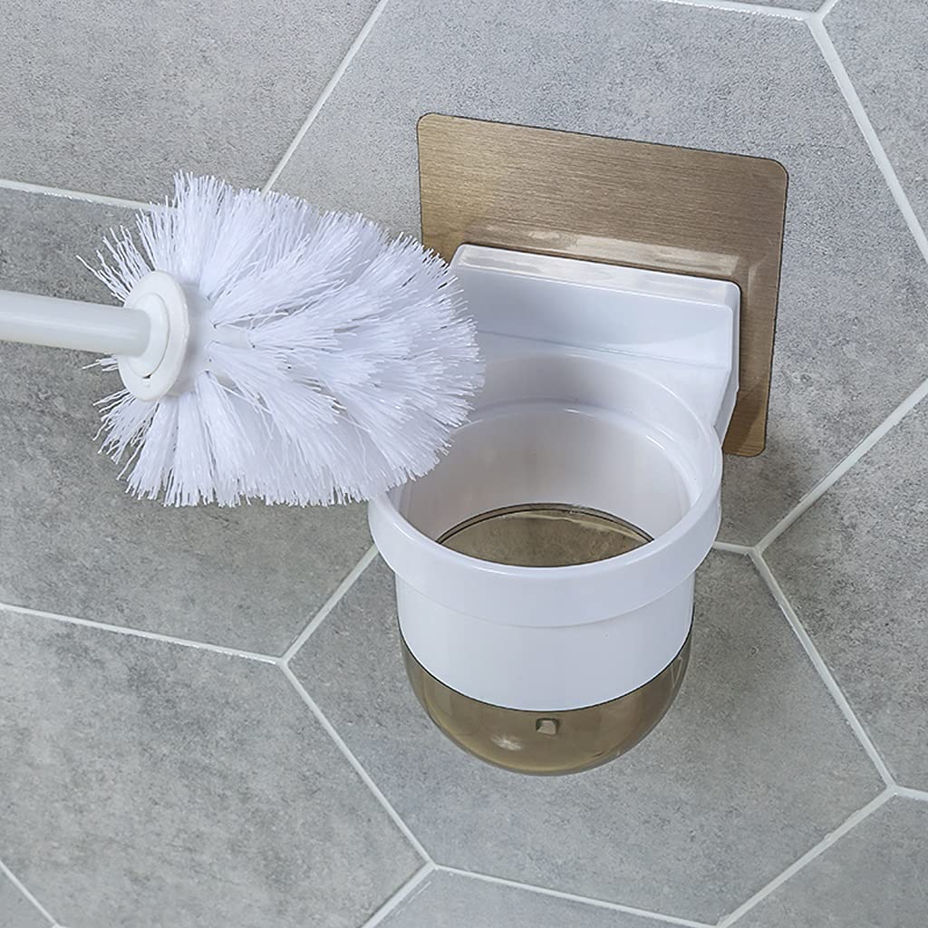 Scopino per WC Spazzola for la lavagna for la spazzola for uso domestico WC a muro Pennello for la pulizia del bagno Bagno Toilette Soft Setole morbide 360 ​​° No Dead Angle Angle Toilet Brush Brush S