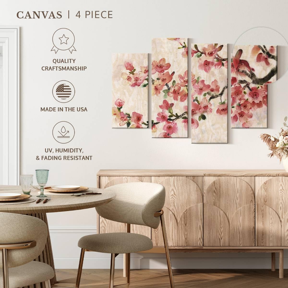 Amazon.com: Elephant Stock Cherry Blossom Composition I Wall Art