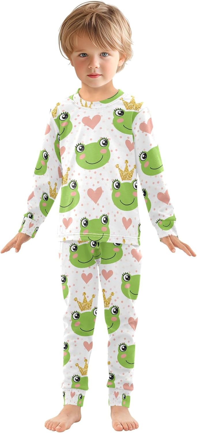 Pajama Sets Long Sleeve Top with Pants Cotton Soft Sleepwear 2 Piece Pjs Set