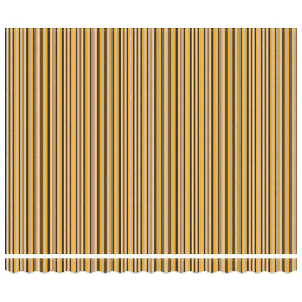 Toldo multicolor 400 x 300 cm de tela y acero retráctil manual diseño moderno robusto balcón protección solar terraza jardín para exterior salón