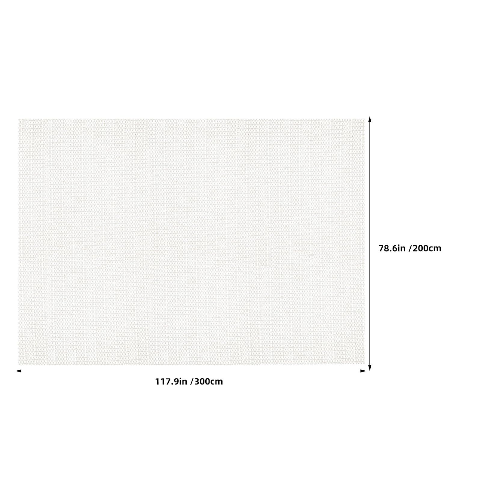 PVC Antirutschmatte für Teppiche und Matratzen 2 Stück Beige rutschfeste Unterlage für Kinderzimmer und Fliesen Vielseitige Stabilität und Polsterung