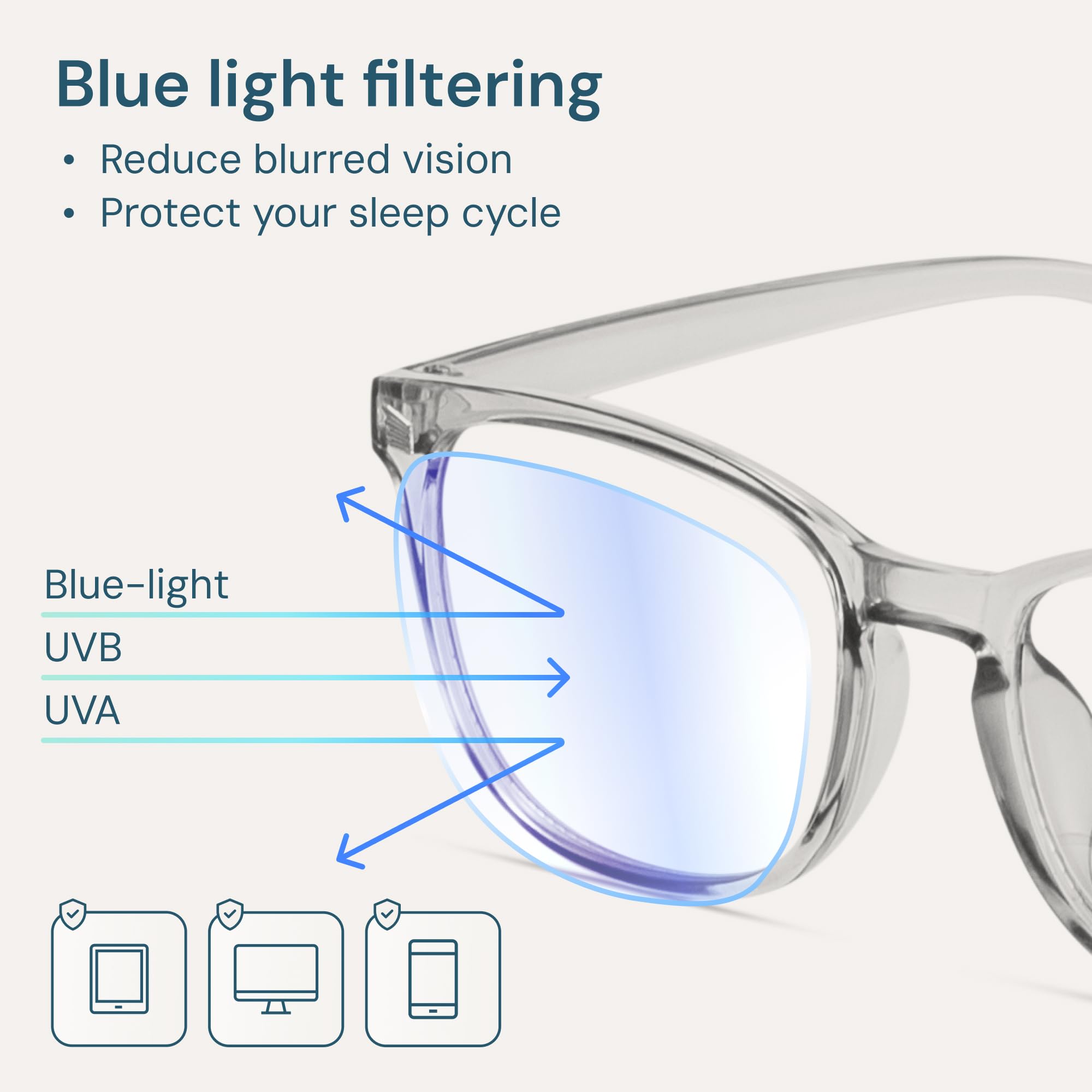 Gaoye Lunettes bloquant la lumière bleue – Faux lunettes de vue carrées tendance, lunettes de jeu anti-UV, lunettes de jeu sur ordinateur pour femme/homme