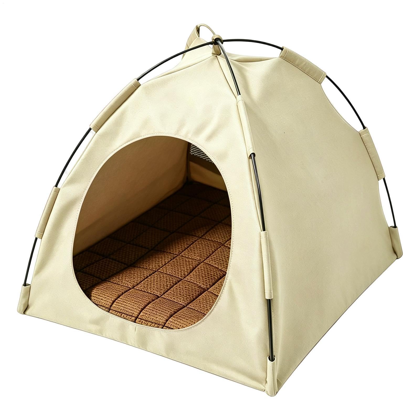 Cama tienda para gatos refrescante y portátil para el jardín