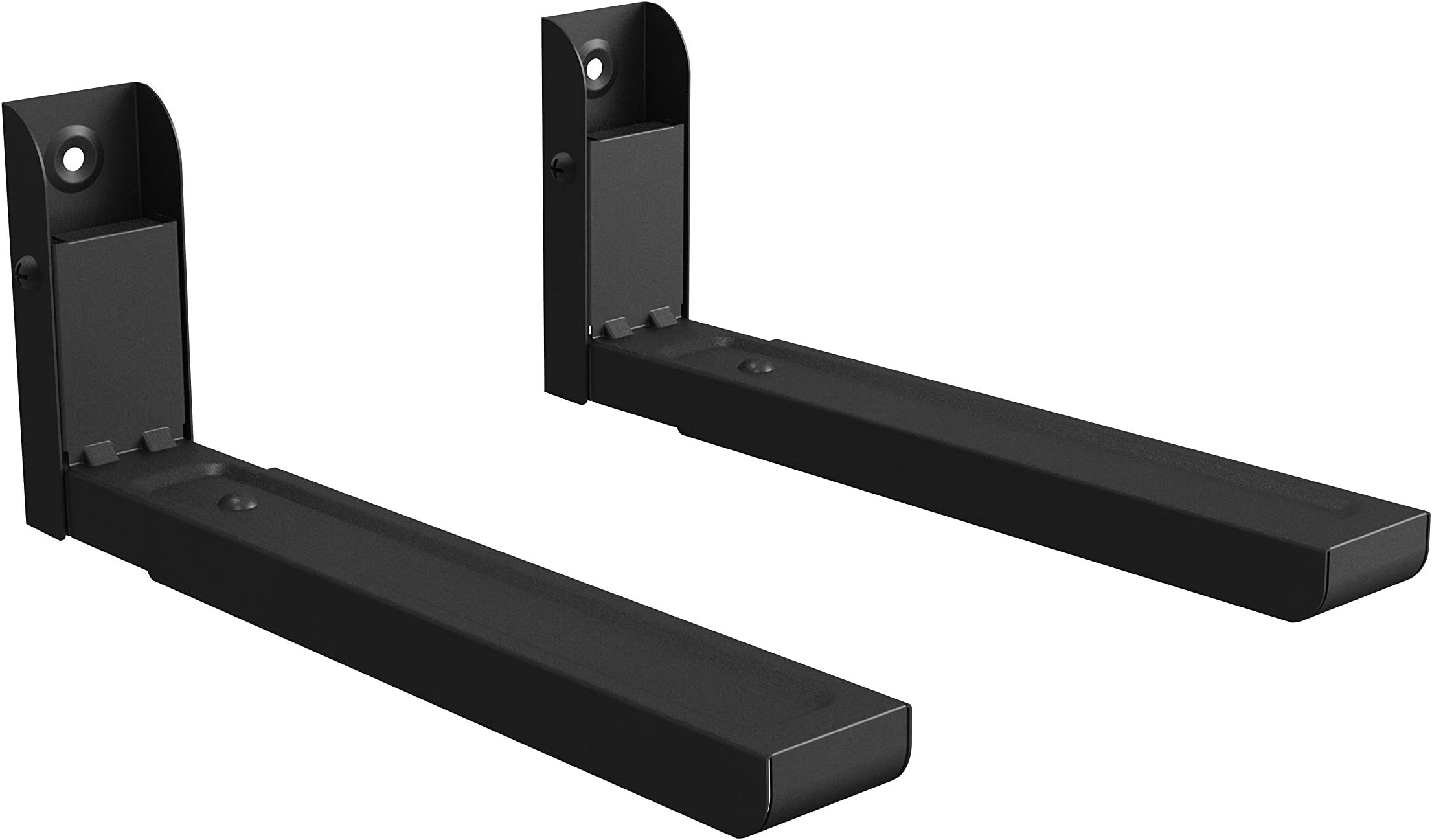 Part KingBlack Universal Wall Mounting Shelf Bracket with Adjustable Arms 325-492mm