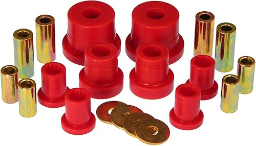 Prothane 7-242 Kit de bujes de brazo de control, rojo