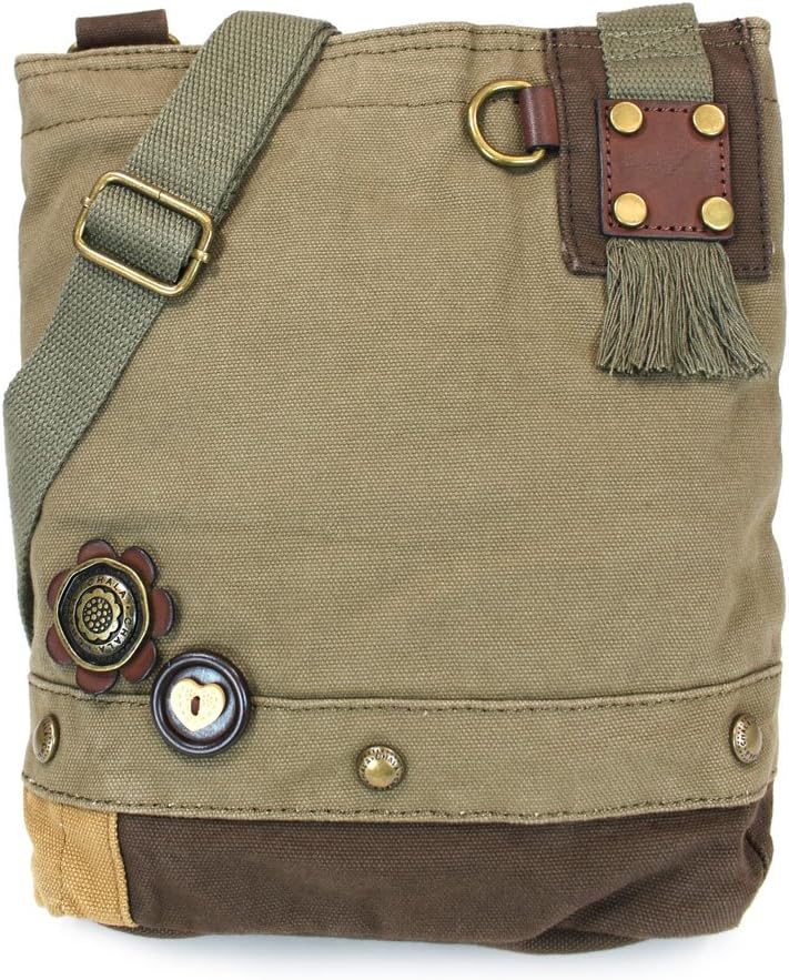 Chala Patch Cross-Body Women Handbag Olive (Mini Black Cat)