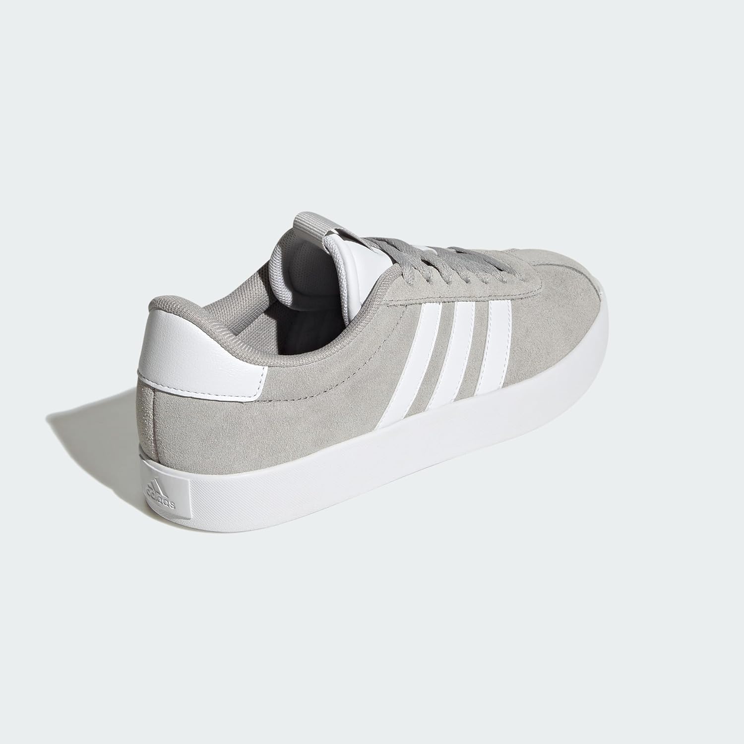 ADIDAS Women's VL Court 3.0 Sneaker, Gray, 25.5 cm