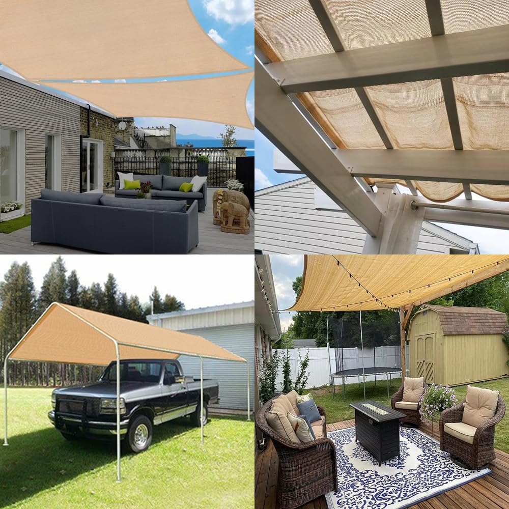 Schattenstoff 90% - 1,8x2,4 M, Sonnenschutznetz Für Pergola, Terrasse & Garten, Mit Ösen, UV-beständig
