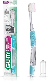 Escova Dental Sensitive GUM cerdas suaves e cabeça compacta+ capa, Gum, Sortidas
