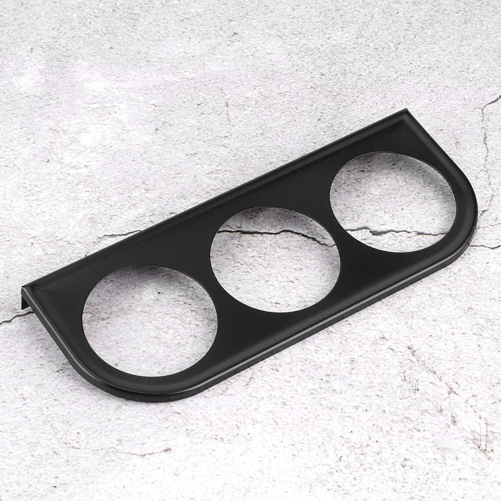 TOPINCN Supporto per misuratore da cruscotto, Staffa di Montaggio a Triplo Calibro affidabile da 52 mm/2 Pollici Robusta per Auto(Nero)