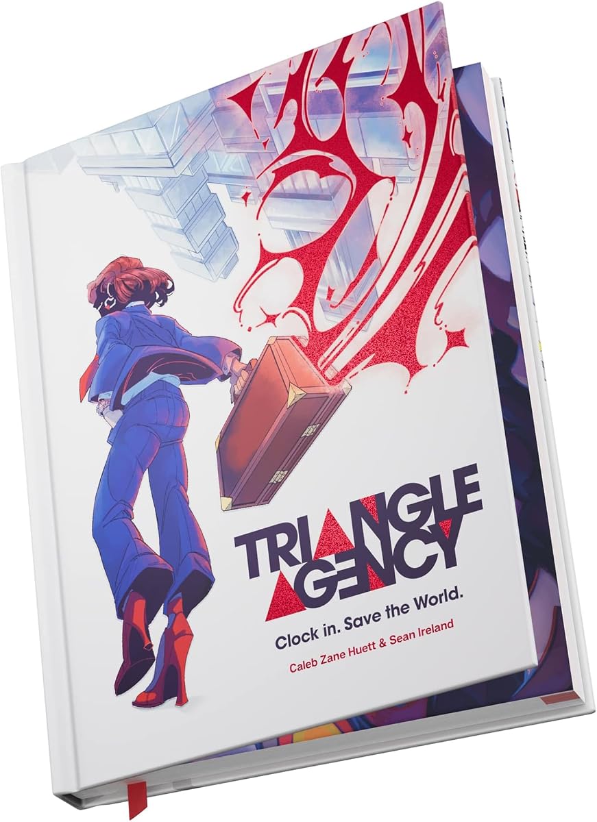 Modiphius Entertainment: Triangle Agency: The Tabletop Role-Playing Game - Core Rulebook - Hardcover, RPG Paranormal Investigation & Corporate Horror