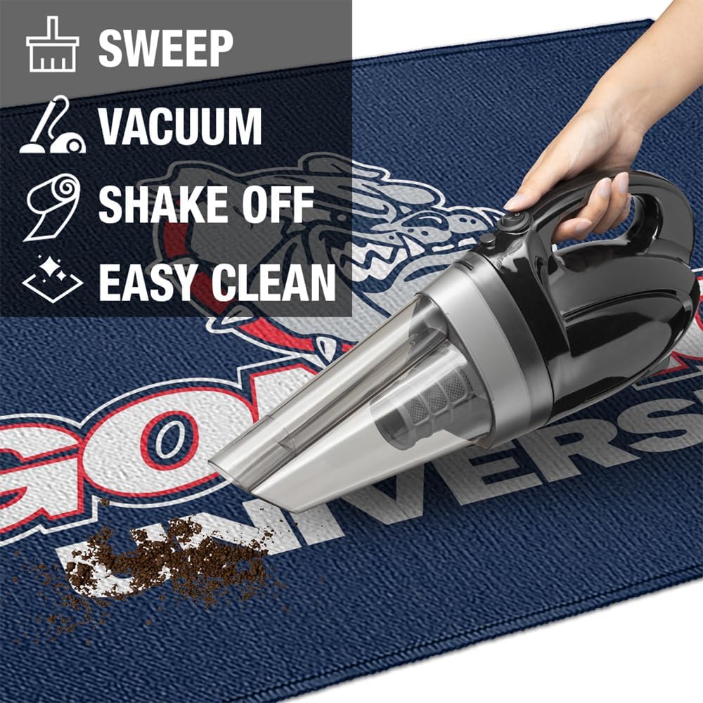 Campus Lab Gonzaga University Anti-Slip Indoor Doormat, 20” x 31.5” Primary Mark, Floor Mat for Inside Entry Way/Back Door Garage Mudroom Home and Office, Low Profile
