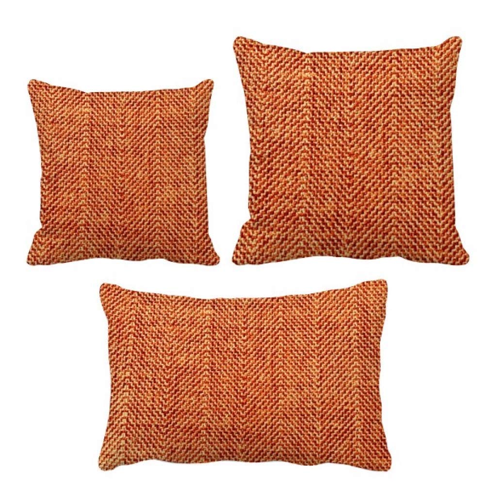 Housse de coussin en lin decoration canape marron abstrait chic