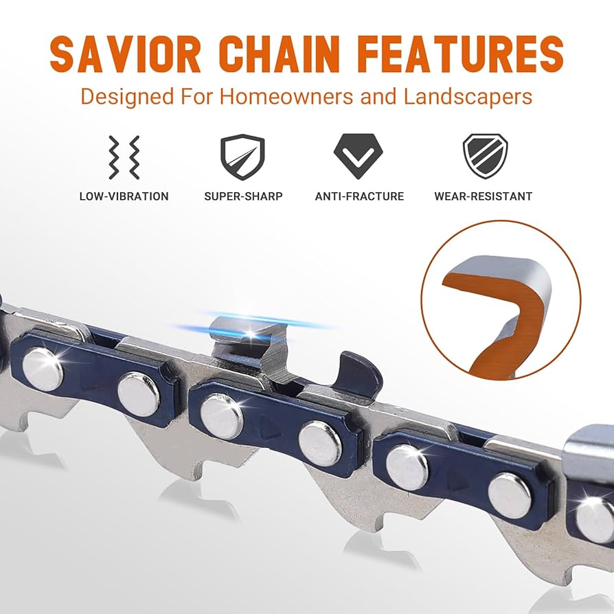 茶掛4 Amazon.com: KAKEI GTA26 4 Inch Chainsaw Chain for STIHL - 1