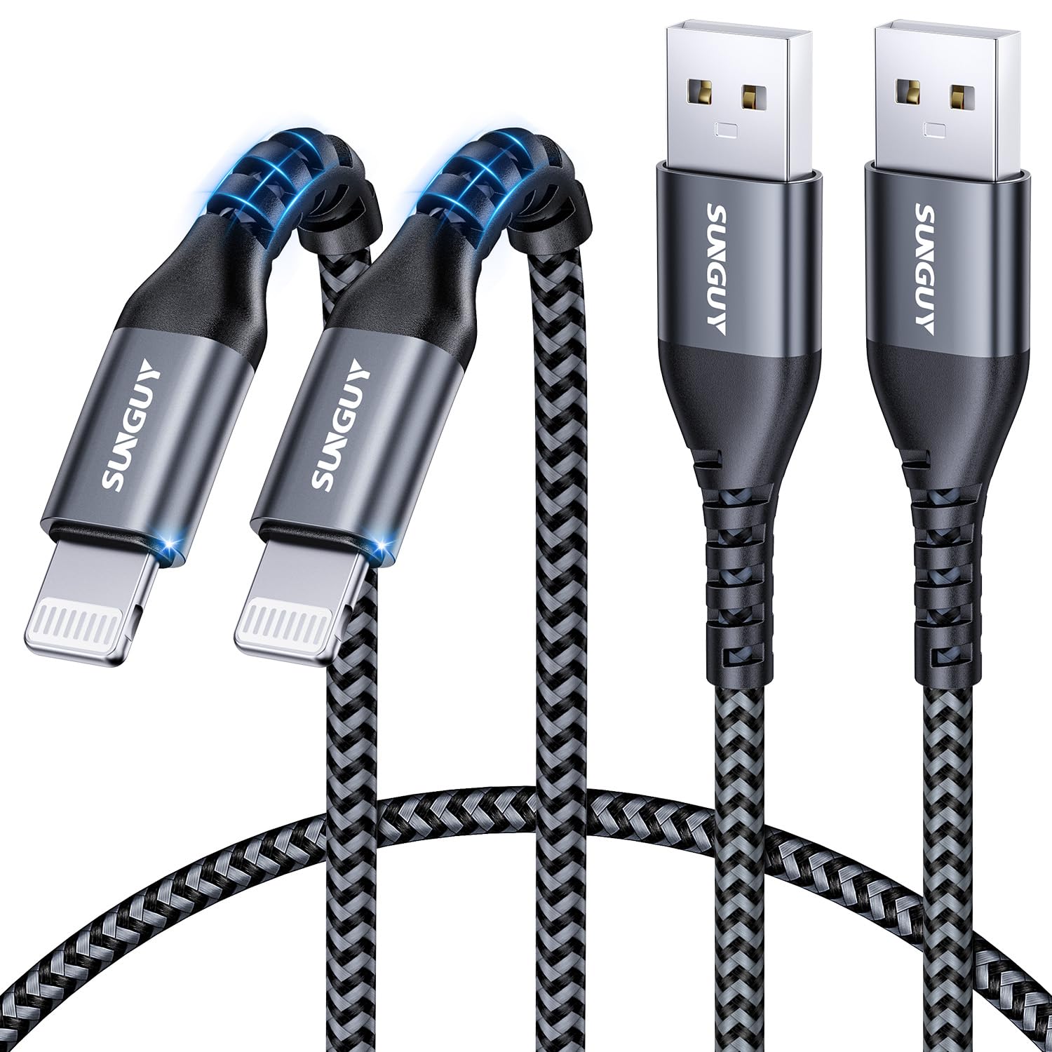 Amazon.co.jp: SUNGUY iPhone 充電ケーブル 0.5M 2本セット