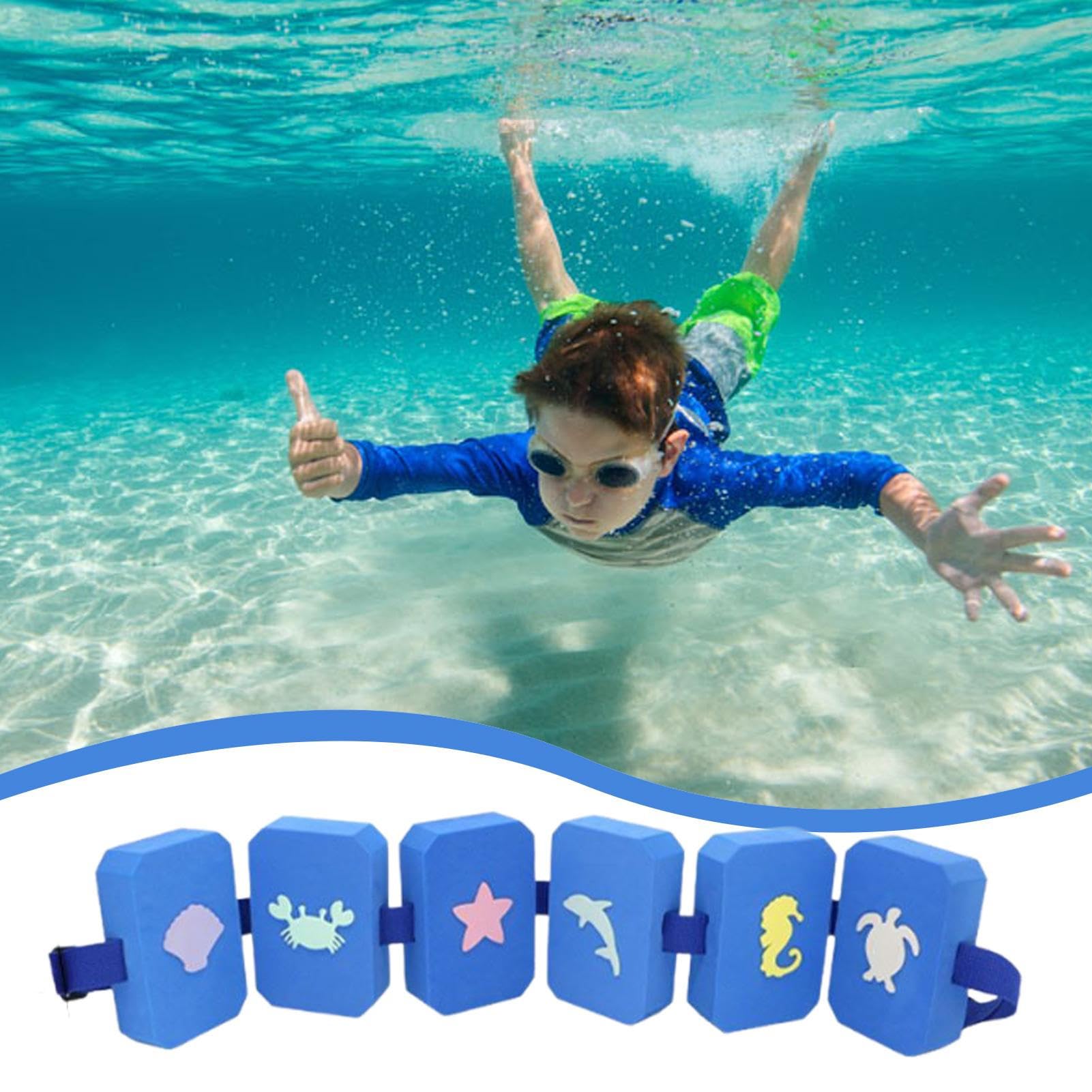 Cintura Galleggiante per Bambini - Cintura in Schiuma per Esercizi di Nuoto | Supporto Galleggiante Fitness per Esercizi in Piscina e Attività Acquatiche