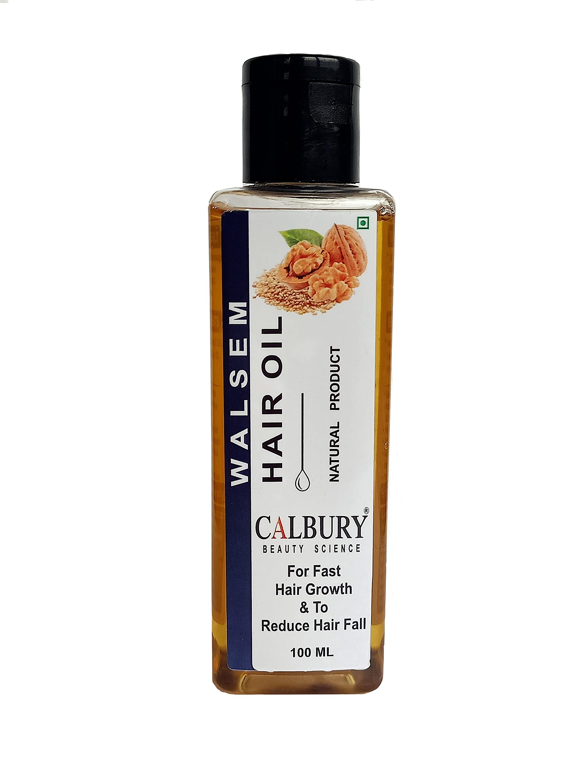 CALBURY Walsem Hair Growth Oil – 100% Natural Safe & Organic Formula for All Hair Problems – Strengthens, Repairs, and Promotes Longer, Thicker Hair