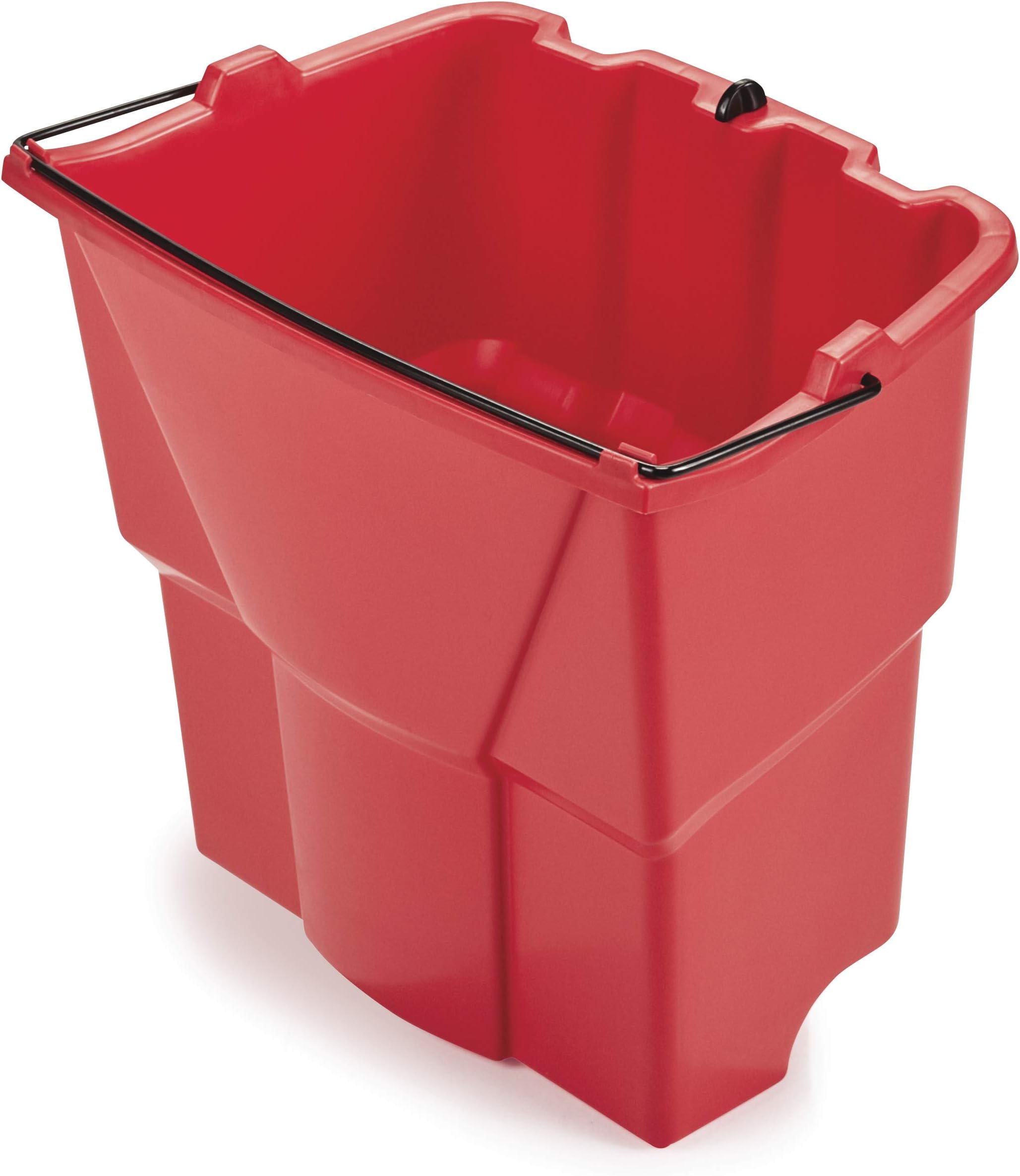 Rubbermaid Commercial Products FG9C7400RED, 18qt Dirty Water Bucket for WaveBrake Wringer - Red