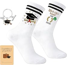 NAMIS ABI 2026 Sports Socks Set with Socks and Keychain, Graduation Socks, Unisex, Cotton, EU 38-46, Graduation Gift