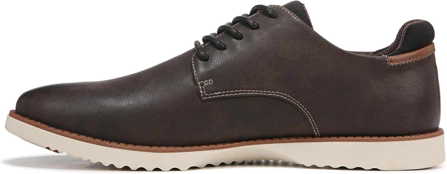 Dr. Scholl's Shoes Men's Sync Plain Toe Dress Casual Oxford, Dark Brown Fearless, 12 US - Image 14
