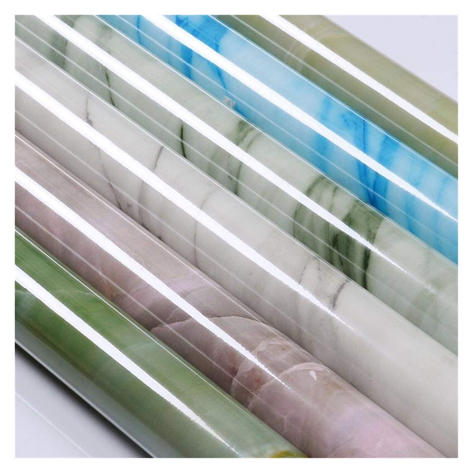 Pellicola Adesiva per Mobili, 60cmx10m Cucina PVC Adesivi murali in marmo adesivi controsoffitto Bagno Sfondo impermeabile autoadesivo Carta Adesiva Effetto Marmo(11,60cm x 10m)