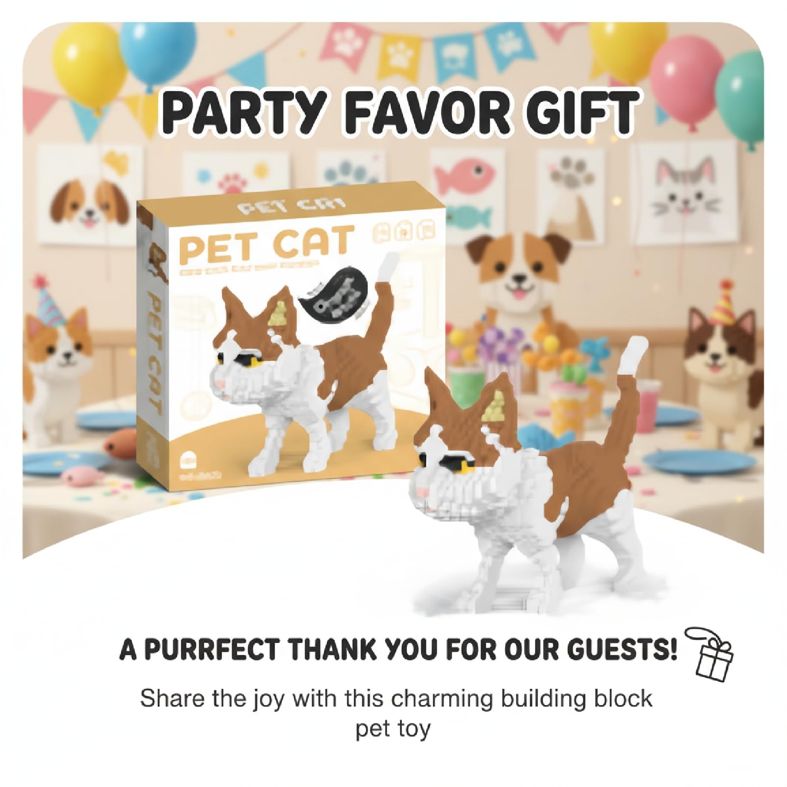 DIY Micro 3D Building Toy Bricks,Mini Building Blocks Animal Set,for Office Decoration Home Display, Gift Giving - Image 4