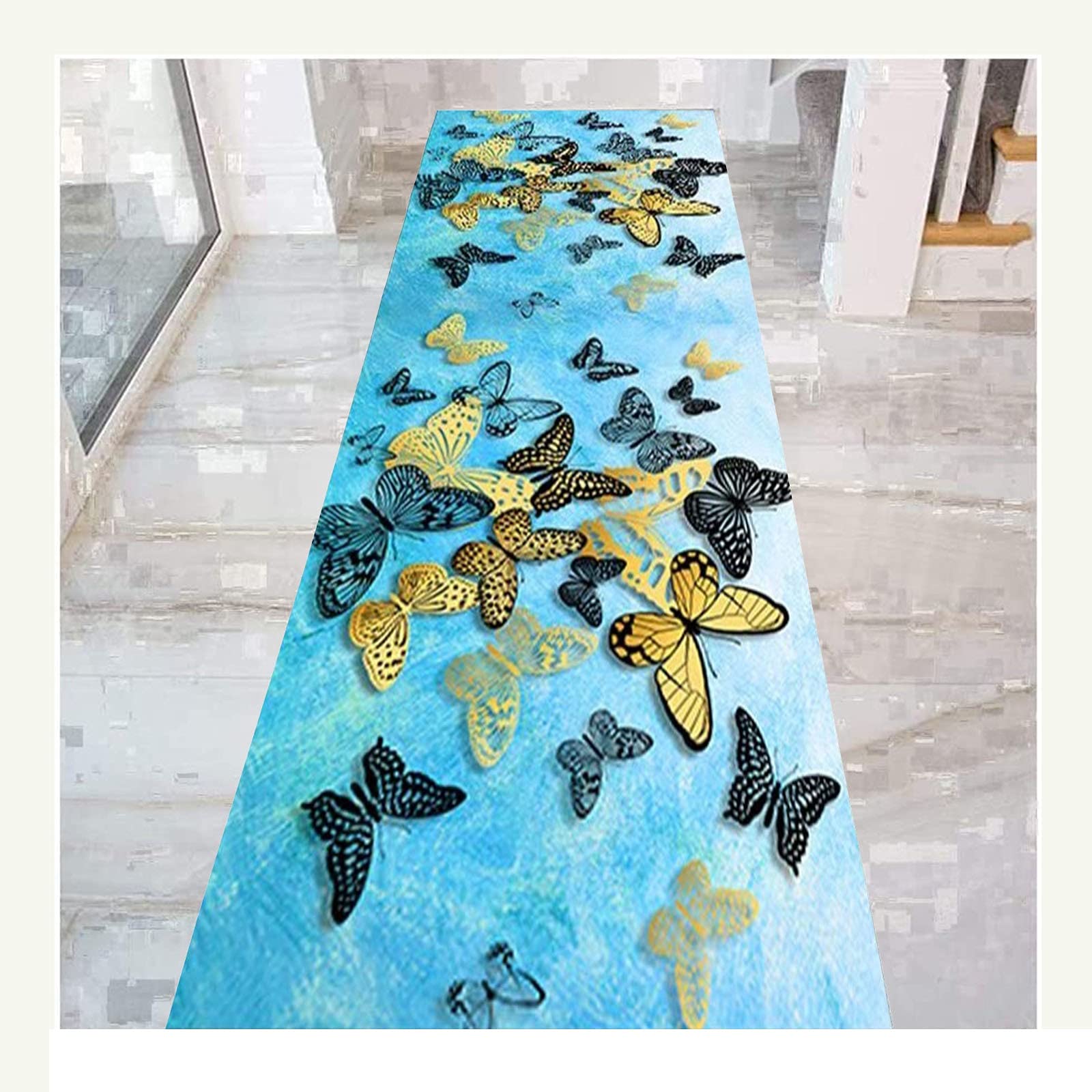 Alfombras de pasillo largo decorativas para la entrada y sala de estar