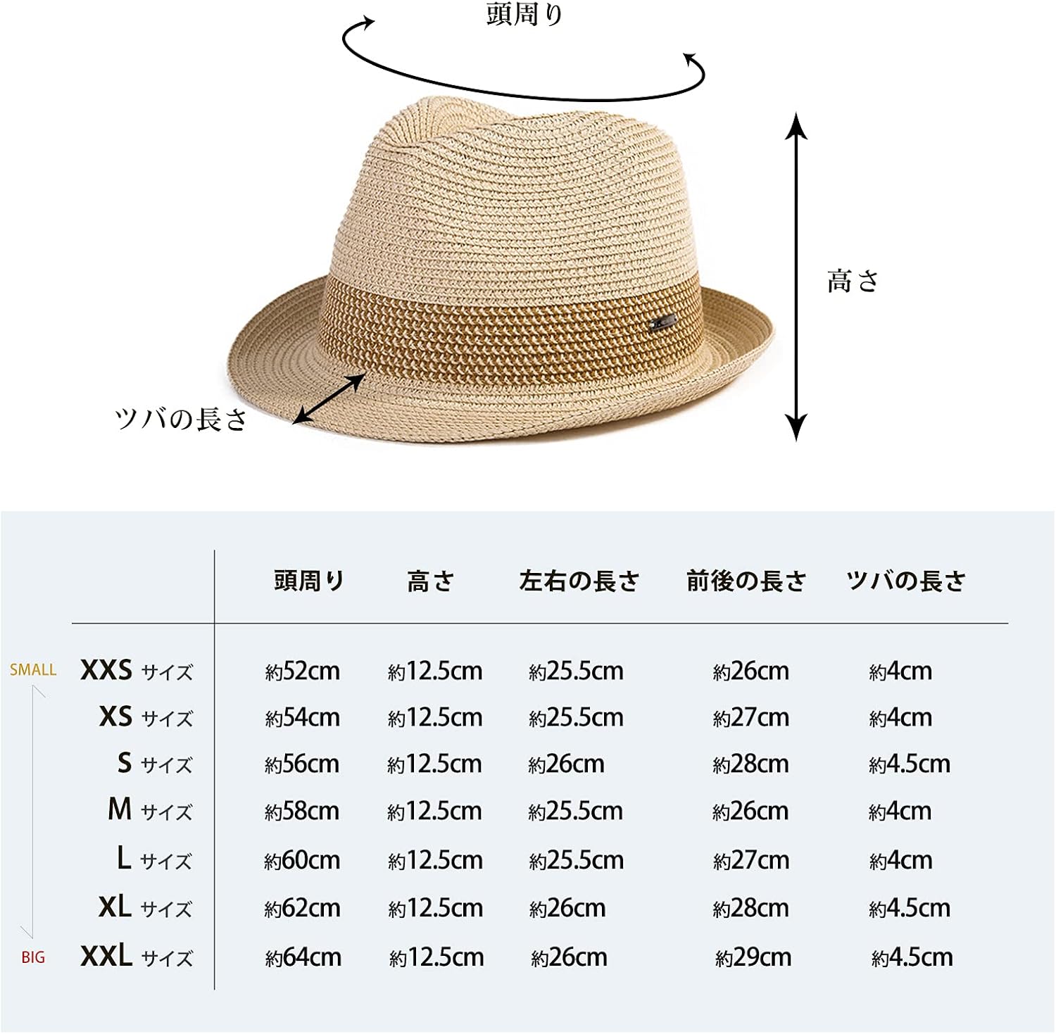 [SIGGI] 帽子ストローハット 日よけ帽子 麦わら帽子 紫外線対策 uvカット 最大64cm 折りたたみ アウトドア 自転車 春夏 日焼け防止 熱中症予防 メンズ レディース キッズ